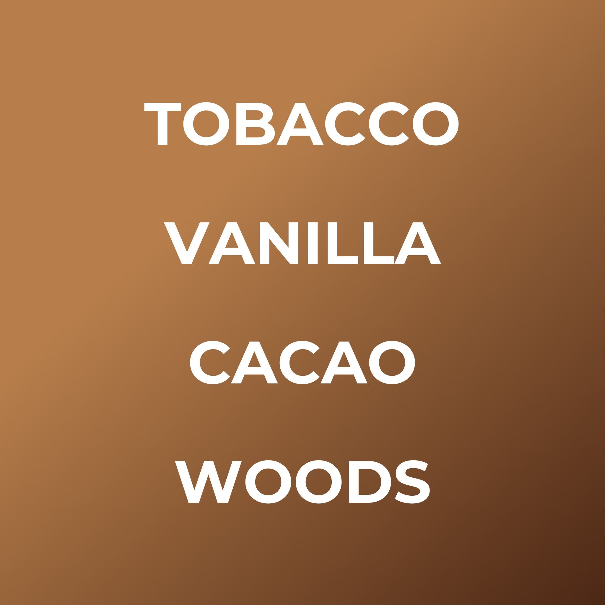 Bright Spot car freshener man cave interior spray with tobacco vanilla cacao woods scent